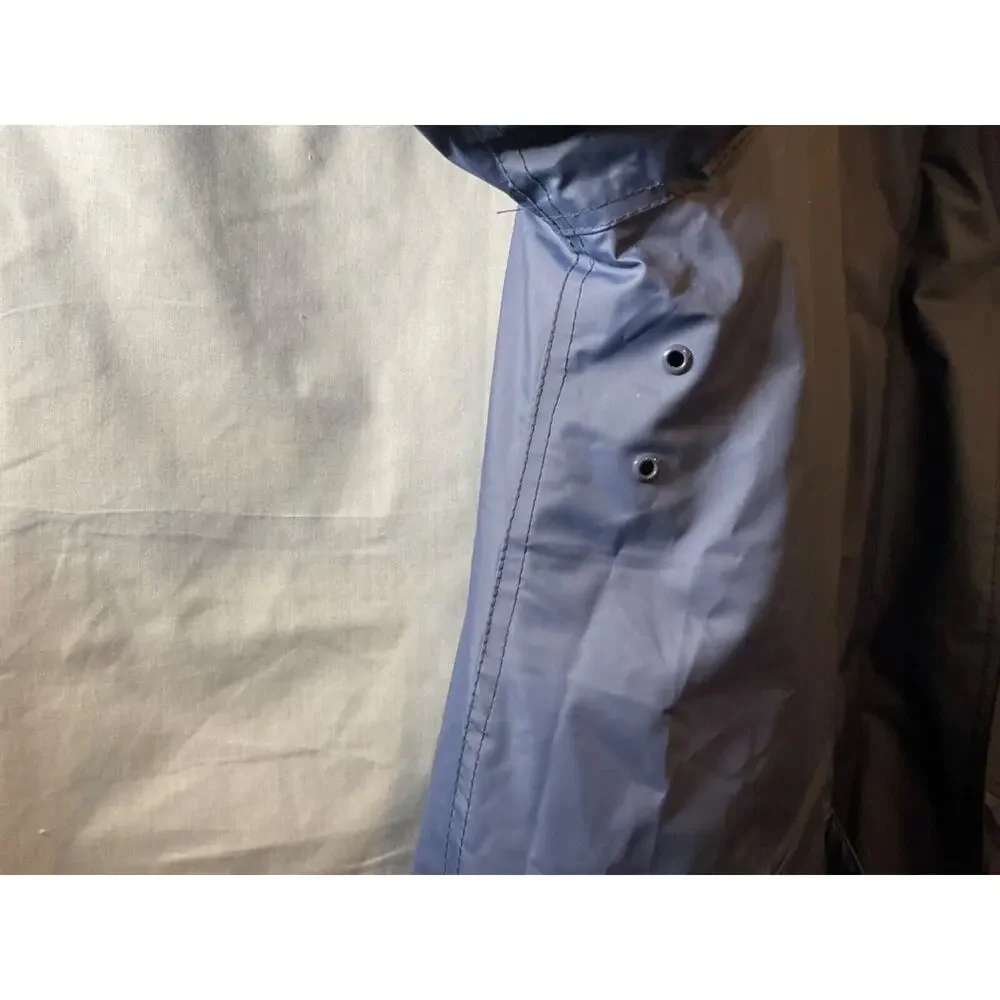 Vintage‎ Weather Protection Long Trench Coat Women's L Polyester Plaid Liner